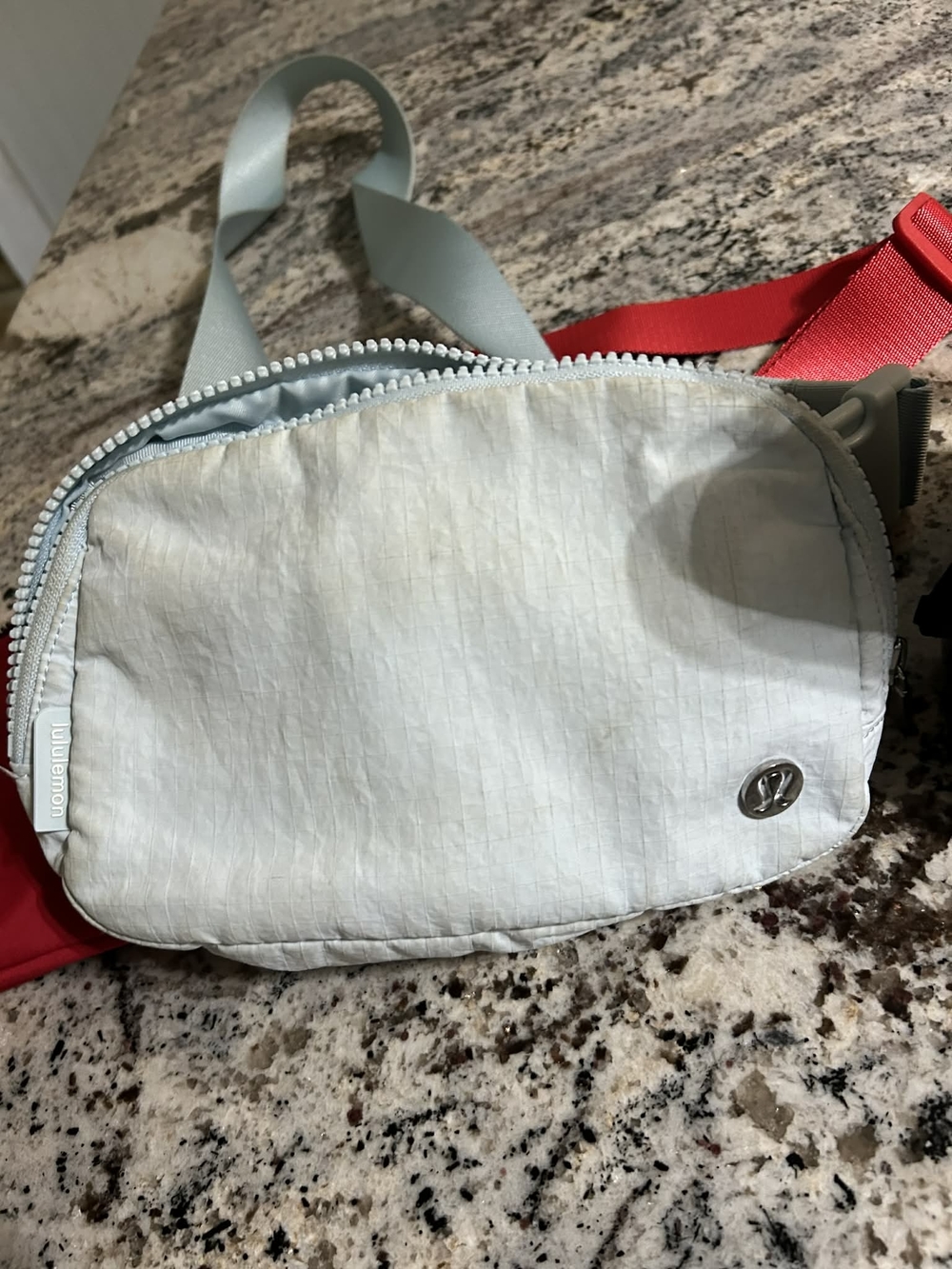 lululemon Pale Blue Sling Bag - Picture 1 of 2